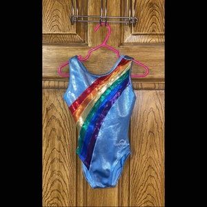 XS Obersee child rainbow Leotard